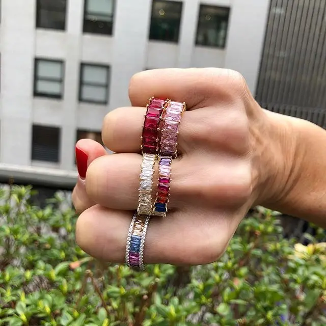 9 styles Eternal SAPPHIRE RUBY PERIDOT KUNZITE TOPAZ PAVE SETTING Gemstone finger ring 925 SILVER ENGAGEMENT WEDDING BAND RING 9 styles Eternal SAPPHIRE RUBY PERIDOT KUNZITE TOPAZ PAVE SETTING Gemstone finger ring 925 SILVER ENGAGEMENT WEDDING BAND RING
