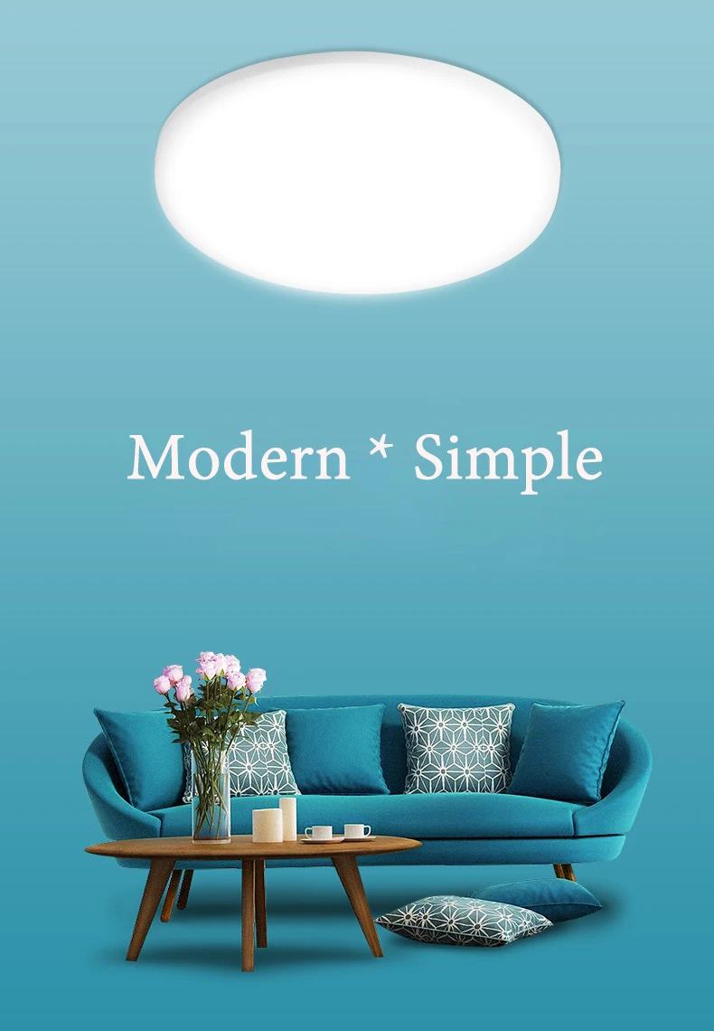 Led Ceiling Lights Modern Led Ceiling Lamps 220V 15W 20W 30W 50W Lighting Fixture Surface Mounted For Home Decor Living Room