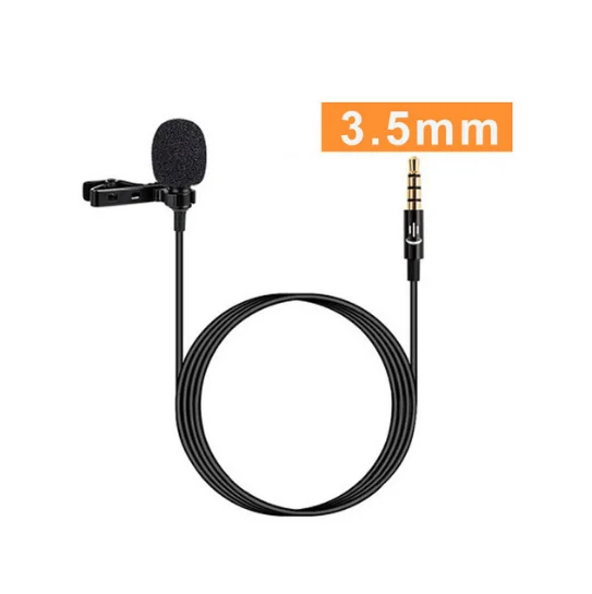 3.5mm YC-LM10 телефон аудио видео запись Lavalier конденсаторный микрофон для iPhone 8 7 6 5 4s 4 ipad huawei Sumsang htc как BY-LM10 - Цвет: 3.5mm
