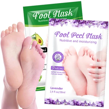 

2pair Exfoliating Foot Mask Foot Patch Whitening Feet Peeling Mask for Legs Remove Dead Skin Feet Mask Spa Socks for Pedicure