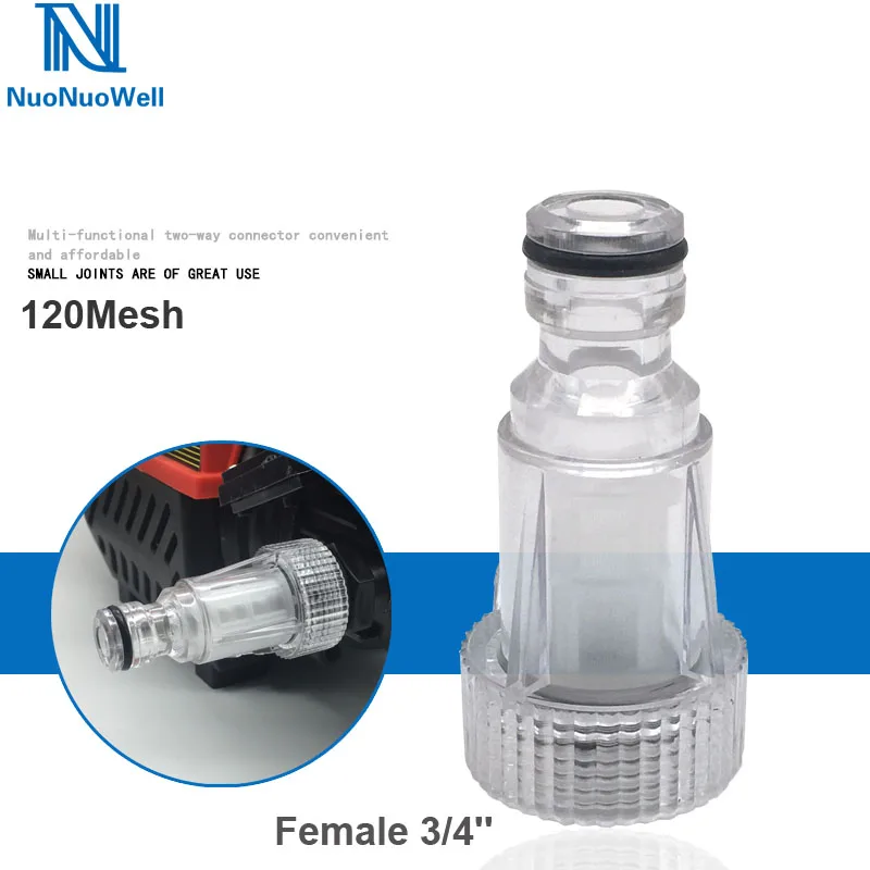 NuoNuoWell 2 PC Washing Machine Quick Connector 3/4'' Female Thread