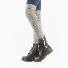 Вязаные женские гетры с вырезами; носки для ботинок; Beenwarmers Srouwen; длинные носки