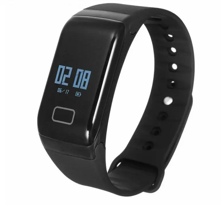 

F1 smart bracelet heart rate blood pressure information synchronous display call reminder IP65 waterproof smart bracelet