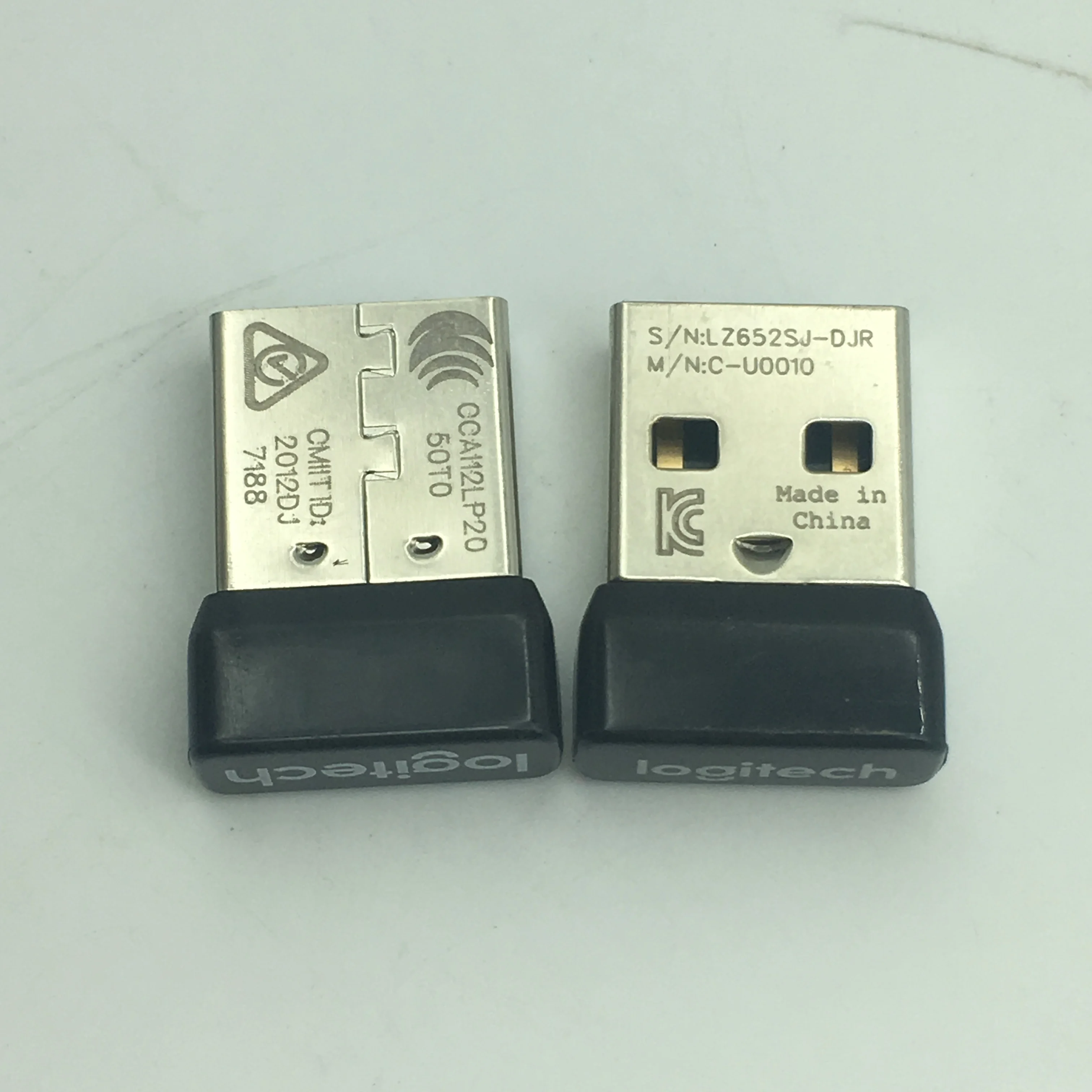 10 комплектов logitech 2 канала нано приемник набор мышь и клавиатура для