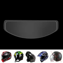 Película de inserción para casco de visera de marco completo, accesorios de fácil uso, protección Universal para motocicleta, Parche de brillo UV Ultra transparente, antivaho