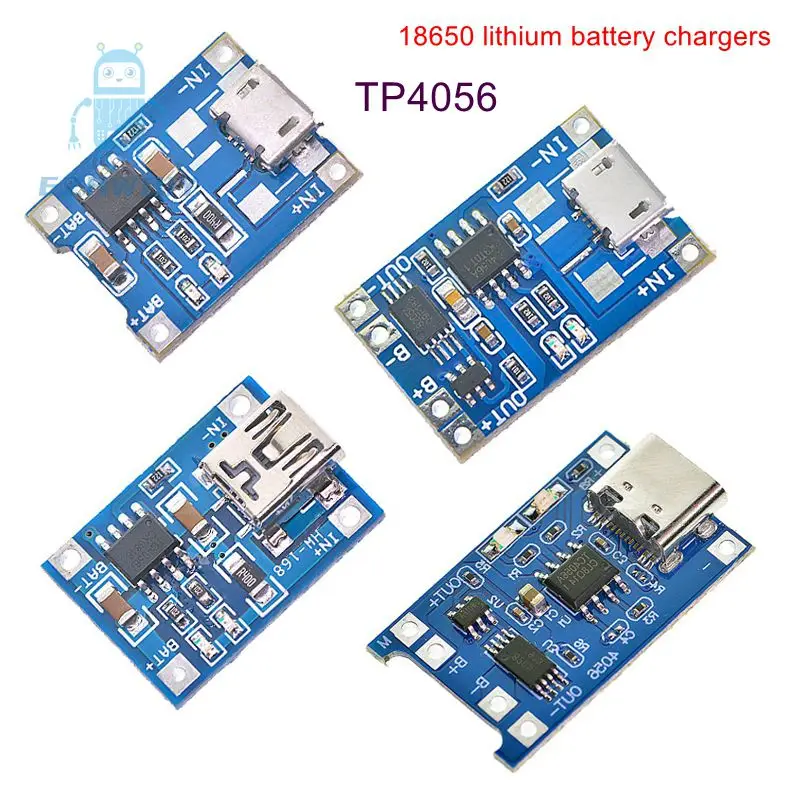 5PCS 5V 1A TP4056 Micro USB MINI TYPE-C 18650 lithium battery chargers diy electronic module | Обустройство дома