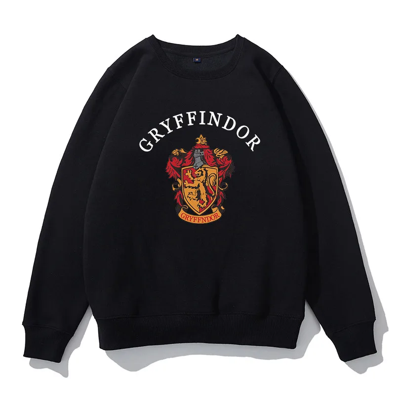 Gryffindor Ravenclaw Толстовка для косплея Гриффиндор джемпер свитер Гермиона Грейнджер Слизерин форменная Толстовка костюм Hufflepuff джемпер шарф - Цвет: Gryffindor
