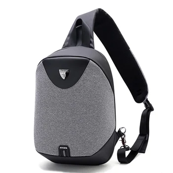 

Men's Crossbody Bags Fashion Preppy Style Chest Bag Casual Messenger Bag Newest Designer Male Shoulder Bag 2019 New