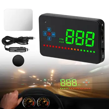 

Head-Up Display Car-styling Hud Display Overspeed Warning Windshield Projector Alarm System Universal Auto Parts