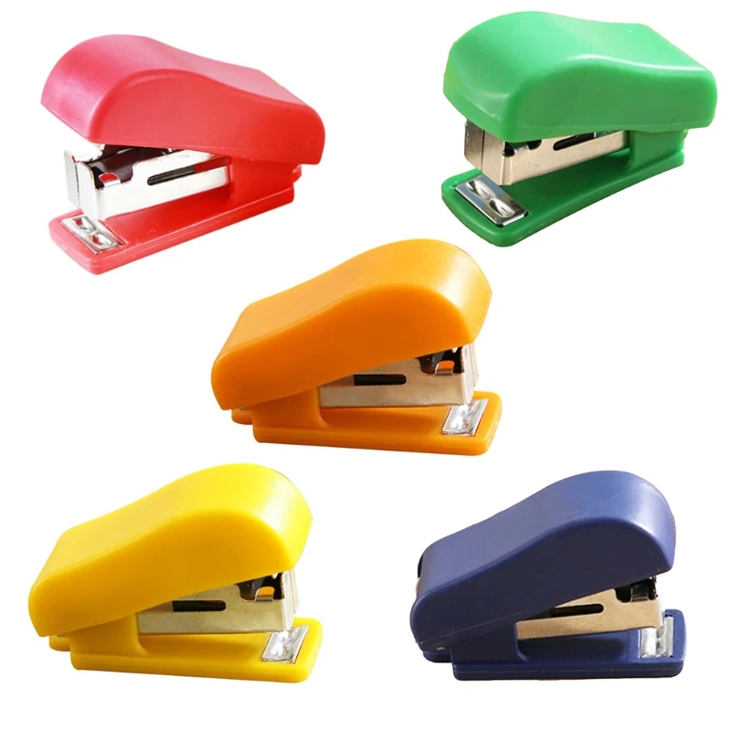 

Mini Office Stapler with 10# Staples Small Hand Stapler Portable Desktop Stapler Student Stapler for students Kids