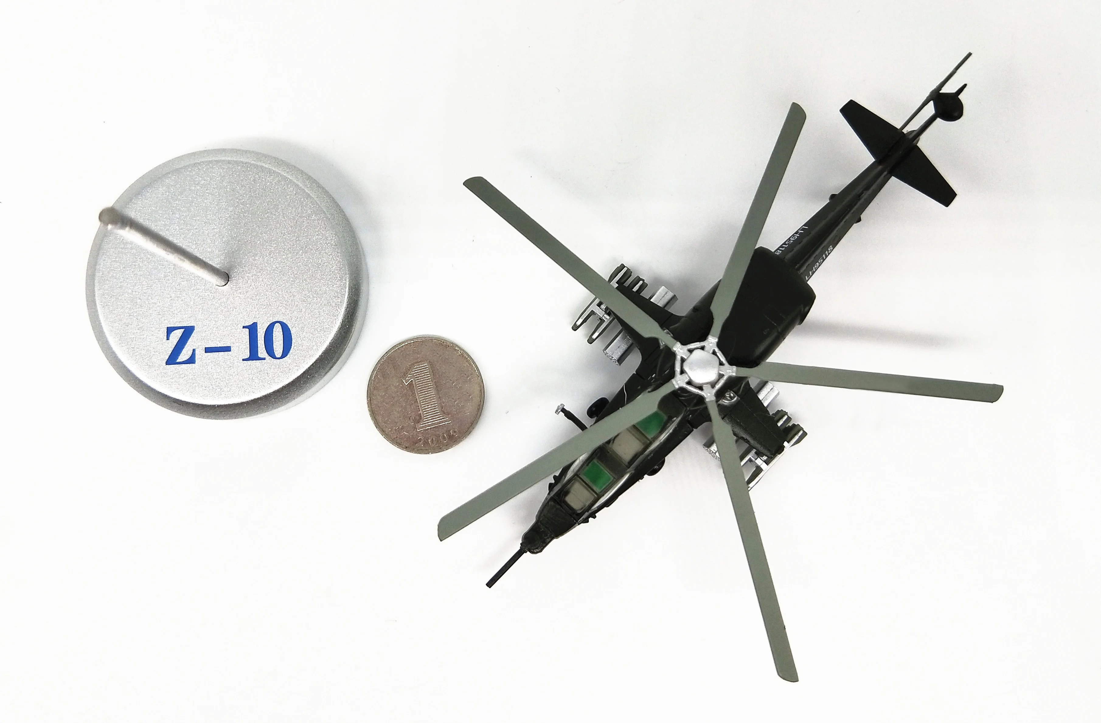 1:100 Китай модель WZ-10 военный вертолет сплава моделирования Коллекционная модель
