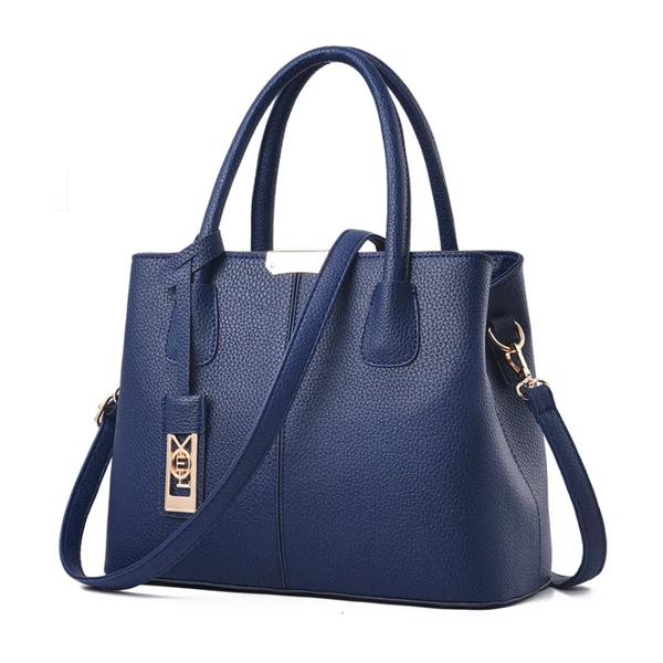 ACELURE, расшитая блестками подвеска, простой стиль, сумки на плечо для женщин, сплошной цвет, мягкая женская сумка из искусственной кожи, универсальные сумочки - Цвет: Blue