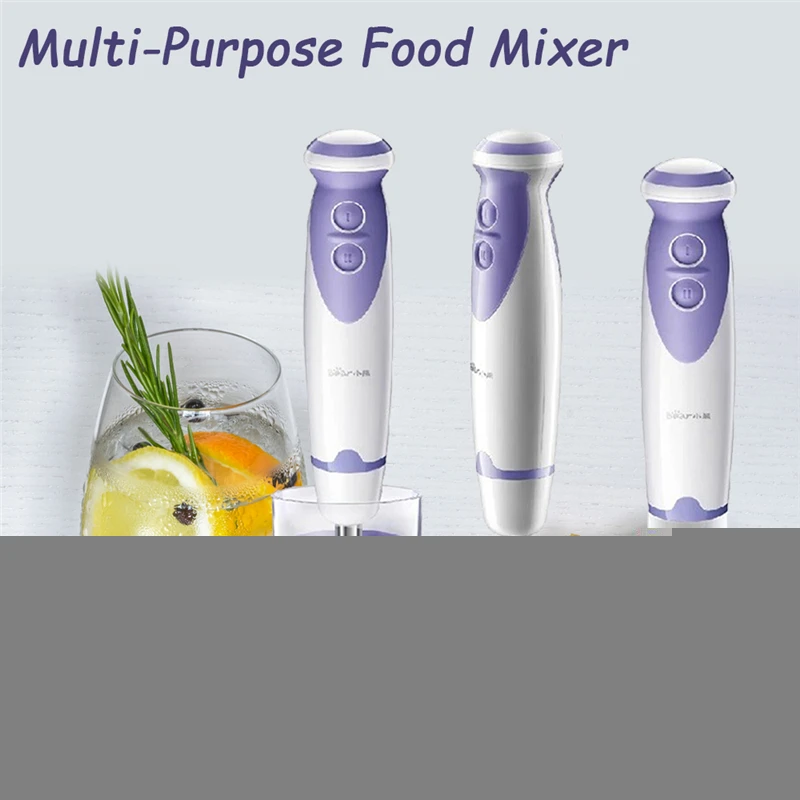 

Bear JBQ-D131 Electric Mixer Small Handheld Baby Food Blenders Household Food Processor for Household Use Kitchen Tool