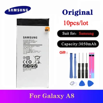 

10pcs/lot EB-BA800ABE Original Battery For Samsung Galaxy A8 2015 A8000 A800F A800S A800YZ Phone Replacement Batteries 3050mAh