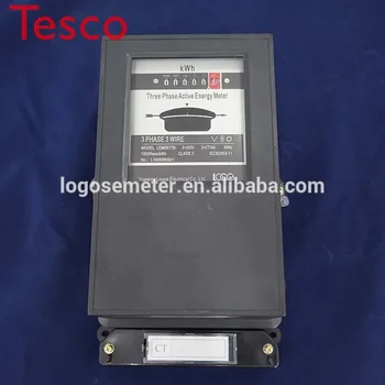 

Three Phase kilowatt-hour meter electromechanical