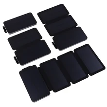 1 шт. портативный складной светодиодный двойной USB порты солнечная панель power Bank чехол Зарядное устройство DIY наборы для samsung