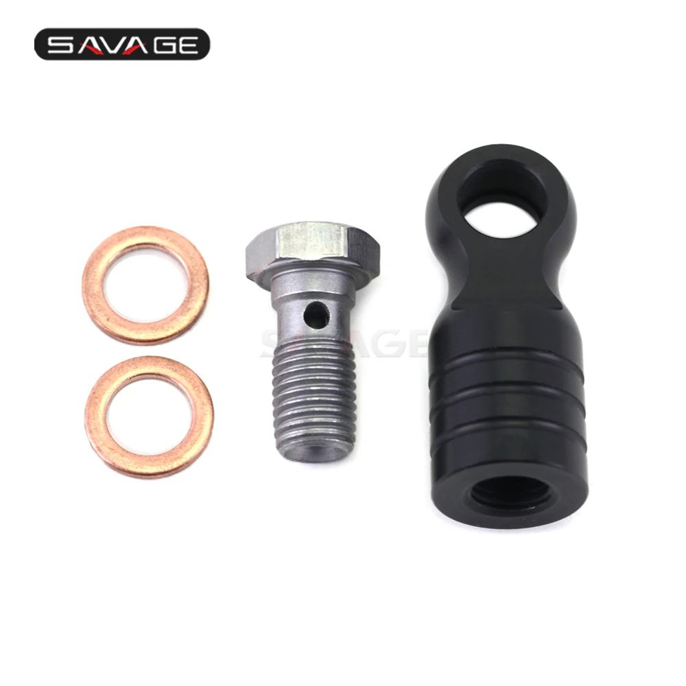 

Motorcycle Universal Brake Â Radial Brake Master Cylinder Banjo Bolt Oil Hose Screw Transverter For HONDA YAMAHA KAWASAKI BMW