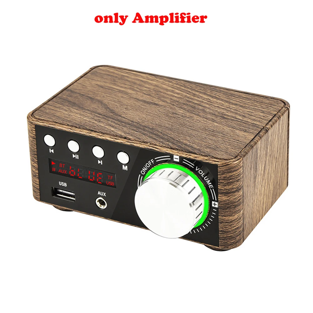 integrated amplifier HIFI Audio Amplifier 50WX2 Bluetooth 5.0 Digital Power board Stereo AMP Amplificador Home Theater USB TF Card Player bluetooth receiver for amplifier Audio Amplifier Boards