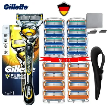 

Gillette Fusion 5 Proshield Machine for Shaving Blade Straight Razor Men Manual Shaver Razors Cassettes for Shaving with Hook