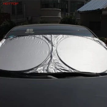 

Double circle Car Sun shade Front Window Windshield Cover UV for Toyota Sequoia Prius Camry COASTER highlander Yaris