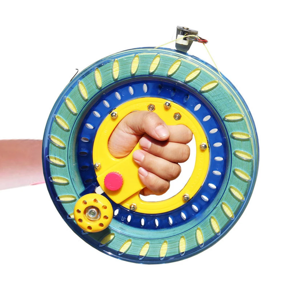 1 Pcs Professional Kite Line Winder Winding Reel Grip Wheel + String Flying Tools & Lock Kit For Children Adults