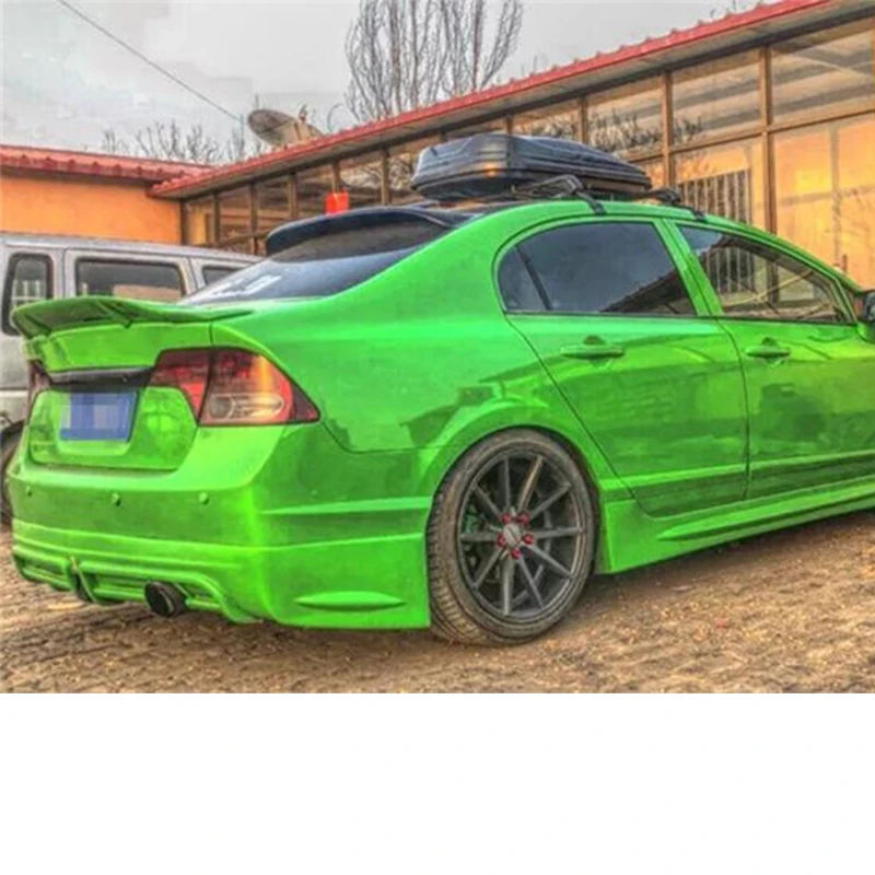 Для Honda civic спойлер из углеволокна 06-11 задний спойлер FRP высокого качества праймер цвет Автомобильный хвост багажник автомобиля фиксированное крыло