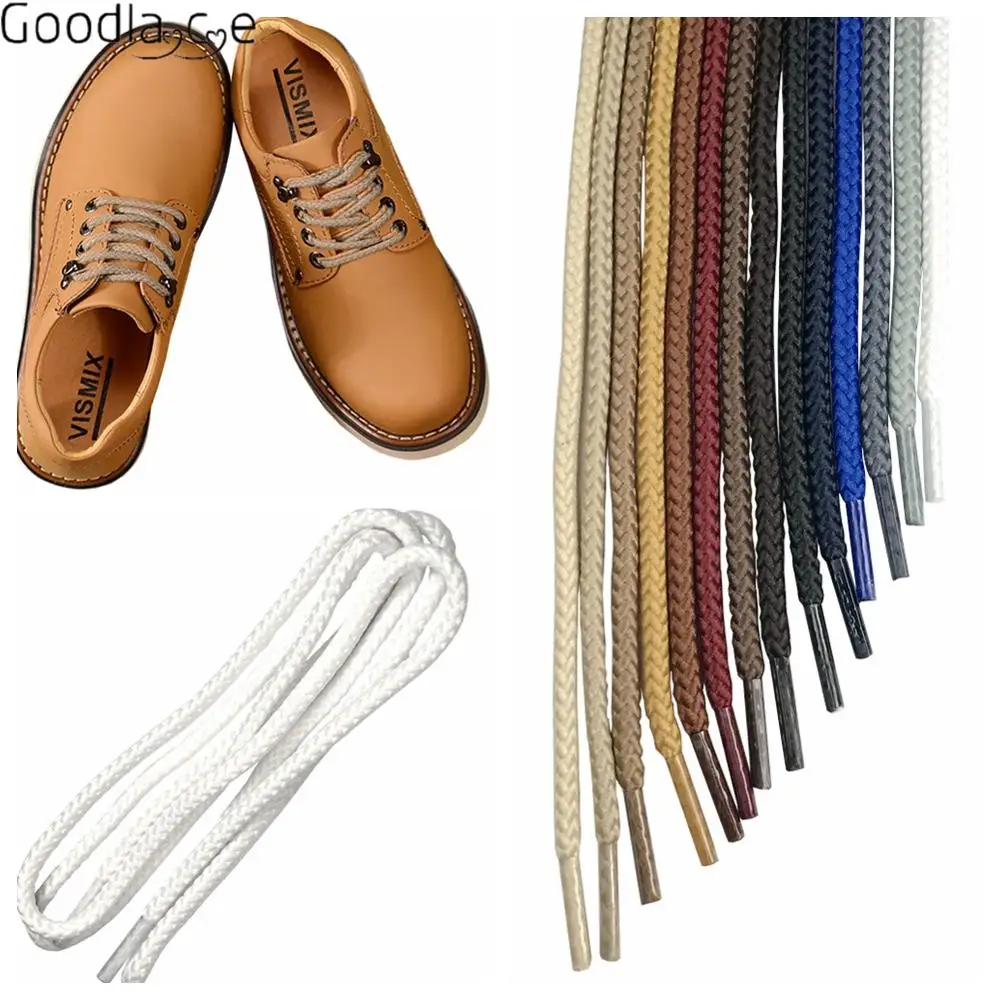 Cordones redondos para zapatos, cordones para botas de cuero de trabajo de gato de oruga, 31,5 ", - AliExpress Calzado