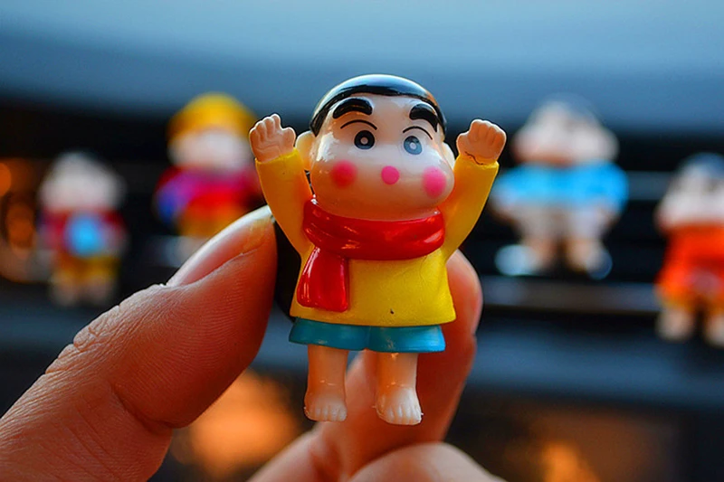 STYLE - D 1 шт., освежитель воздуха для автомобиля с рисунком "Crayon Shinchan", освежитель воздуха с ароматом, кроме запаха, автомобильные аксессуары - Название цвета: STYLE - D