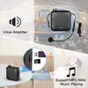Portable Mini Sound-amplifying Music Playing Wired Microphone Headset Waistband 2000mAh Battery 12W Voice Amplifier 2
