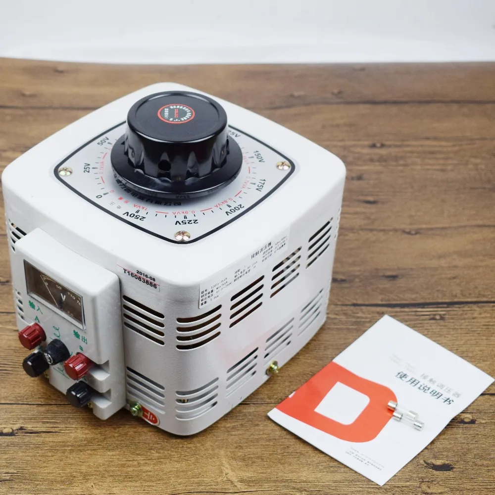 Регулятор напряжения бытовой tdgc2 однофазный variac 1000 Вт 0-250 В преобразователь