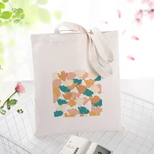 Сумка Для Покупок Сумка иллюстрация текст канва для DIY Сумочка ежедневного использования пользовательский принт Логотип эко многоразовая утилизация