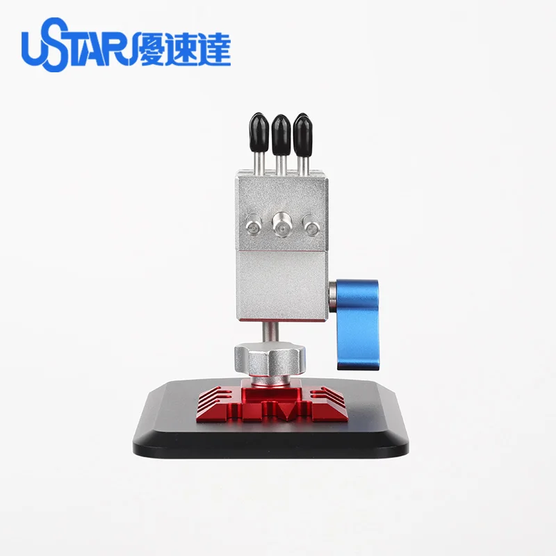 USTAR 2 in 1  Etching Sheet Parts Bender And Vise 360° Unviersal Tool Holder For Gundam  Mecha Military Model Making DIY Tools 5