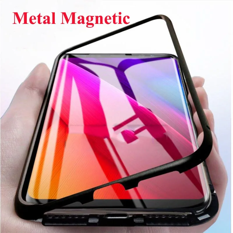 Магнитный металлический чехол для Huawei Mate 30 20 10 Pro Lite P30 P20 P Smart Z Y5 Y9 Y6 Y7 Prime Honor 8X 9X