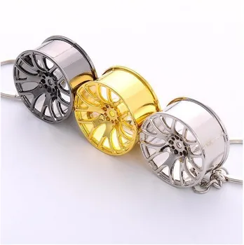 

Car Keychain Wheel Tire Styling Creative Mini Car Key Ring Auto Car Key Chain Keyring for BMW VW Audi Honda Ford Dropshipping