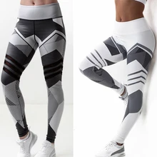 Модные женские леггинсы с принтом, повседневные эластичные леггинсы для фитнеса с высокой талией, женские сексуальные обтягивающие штаны, мягкие брюки размера плюс