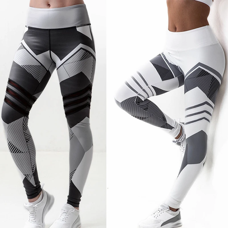 

Fashion Print Leggings Women Casual Fitness High Waist Elastic Legging Female Sexy Slim Bottoming Pants Plus Size Soft Trousers