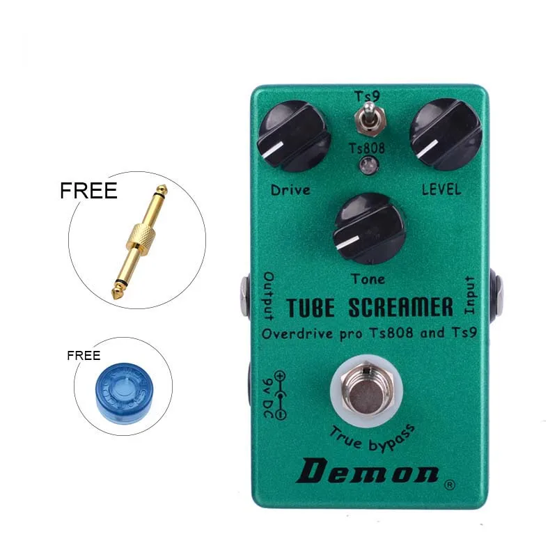 Demon TS808 Tube Screamer Overdrive Pro Vintage педаль эффектов для электрогитары 2 в 1 и True Buypass | Спорт