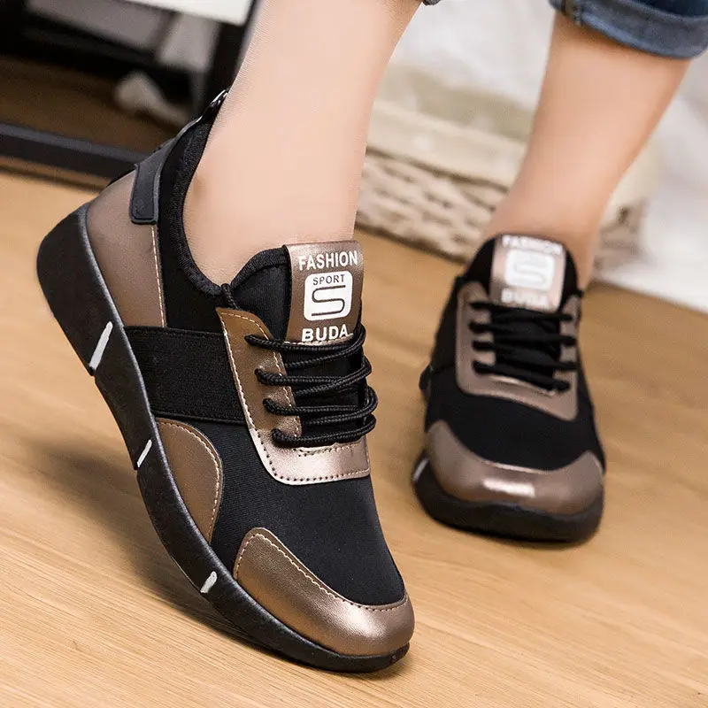 

2019 Spring And Autumn New Style Versitile Fashion Korean-style Flat Super Fire Casual Sports Shoes Lace-up Shoes STUDENT'S Shoe