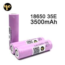 Для samsung 18650 3500mAh INR18650 35E литий-ионная аккумуляторная батарея 3,7 v для электронной сигареты/power bank/отвертка INR18650-35E