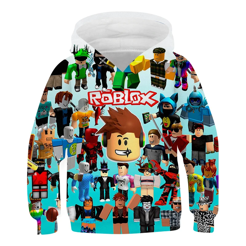 Толстовка Robloxing для мальчиков и девочек-подростков повседневный свитшот с