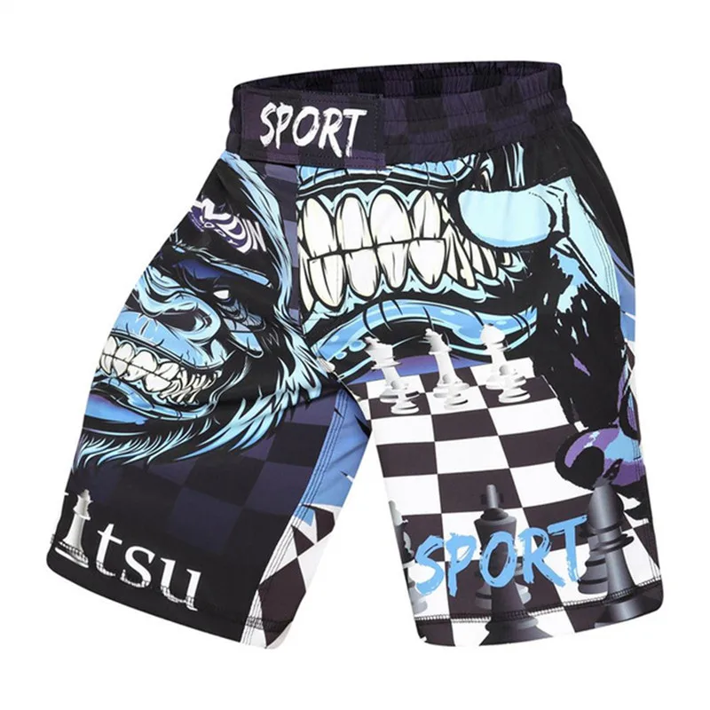 Спортивный костюм для ММА Rashguard мужчин трикотажные изделия с 3D принтом и бокса