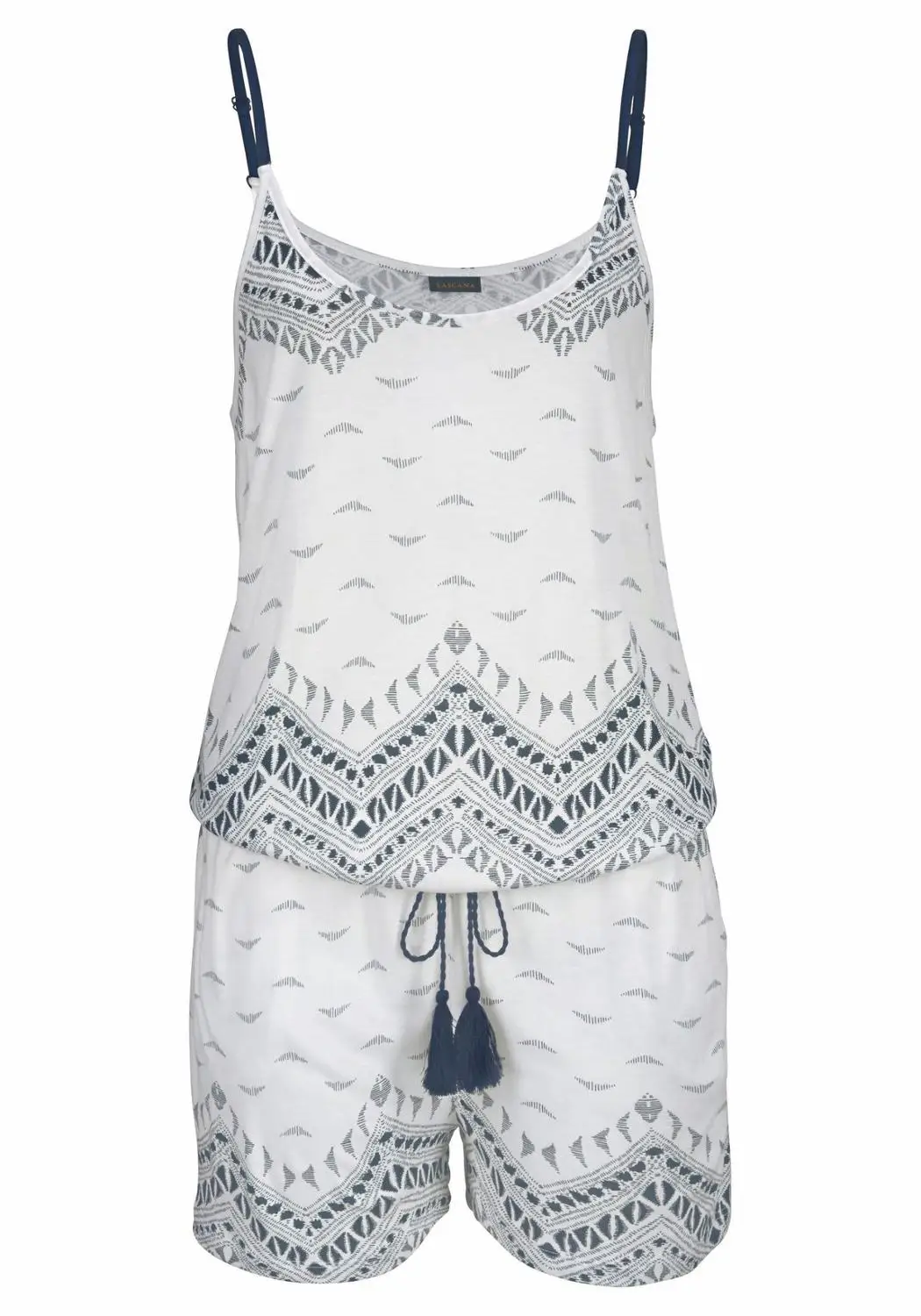 Рисунок 5 - Женский комбинезон без рукавов с винтажным принтом