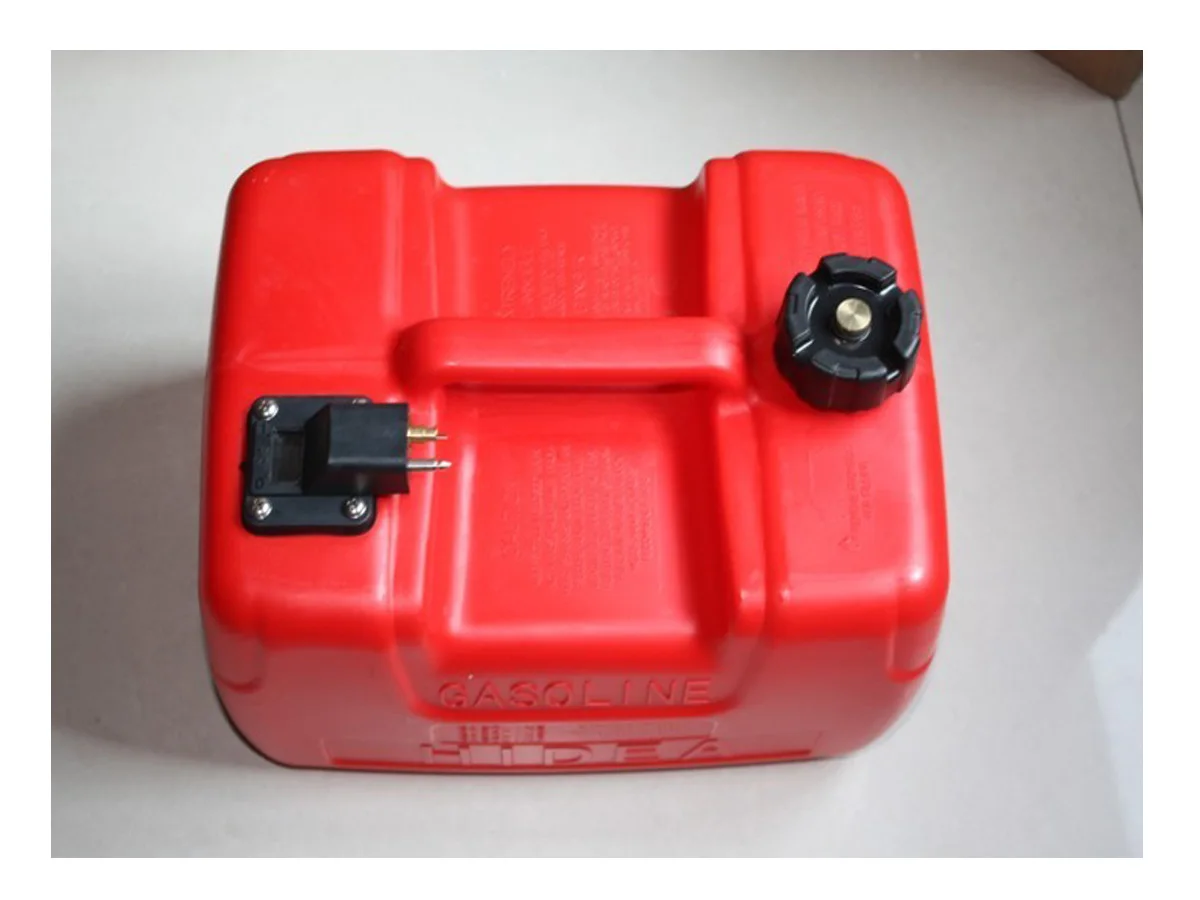 Free Shipping  Hangkai 2 Stroke 5-6 Hp Outboard Motors  Parts  External 12-Liter Fuel Tank + Fuel Pipe