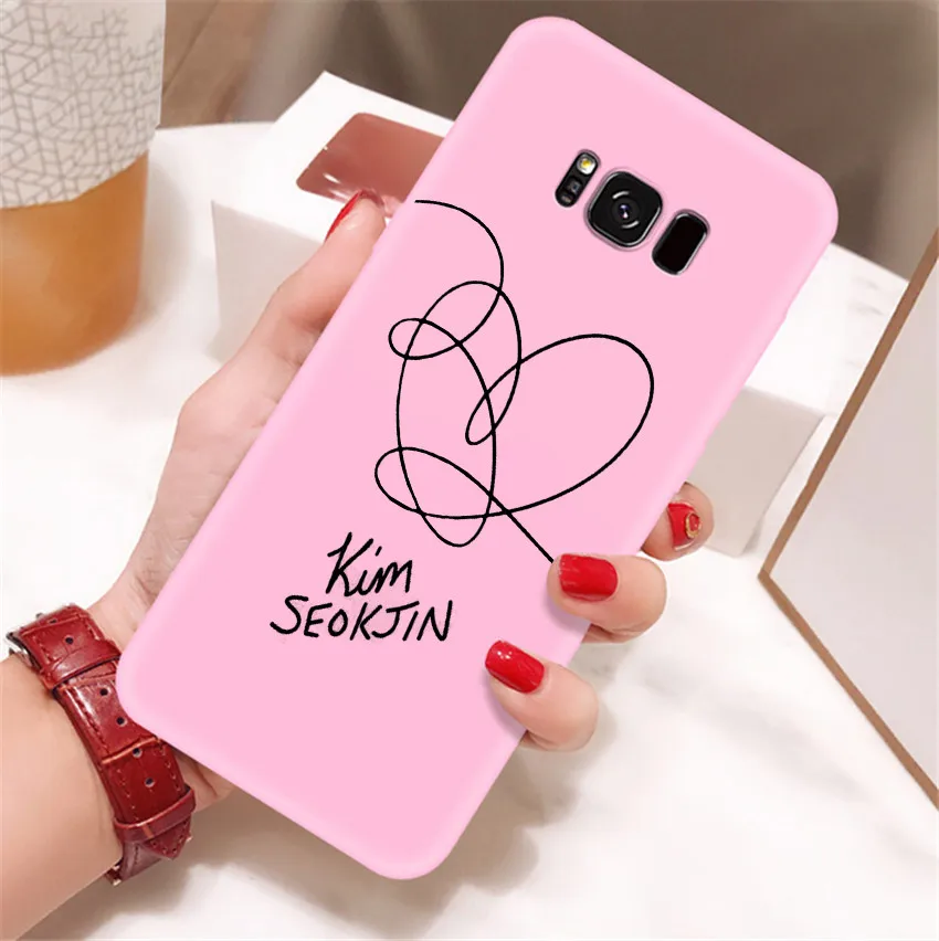 Kpop чехол для телефона мягкий силиконовый карамельный цвет чехол для samsung Galaxy s8 s9 plus s10 plus s10e lite note 9 - Цвет: FHSR-23085