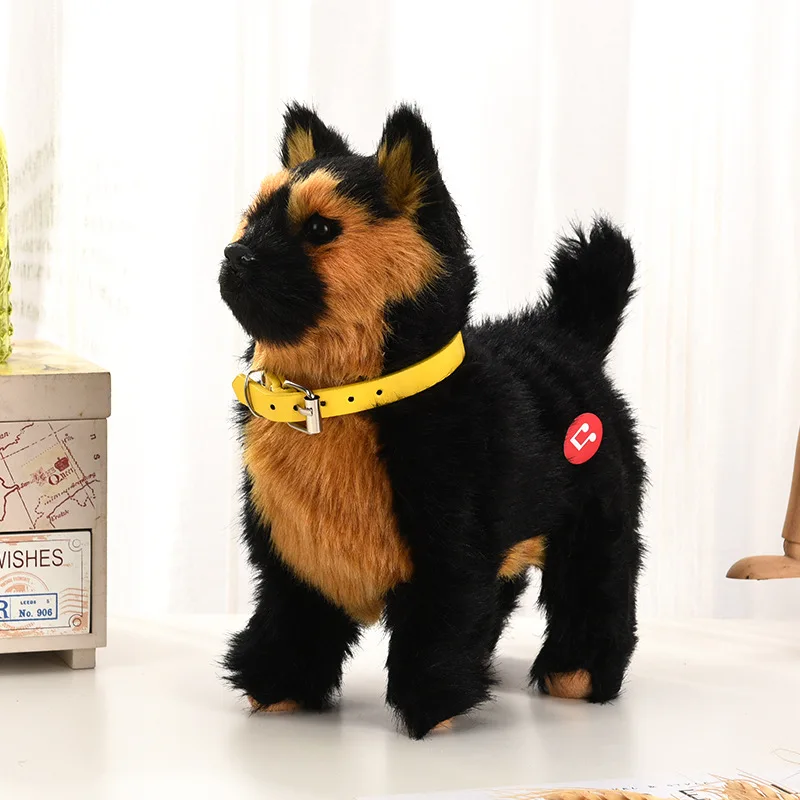 Robot Dog Toys Interactive Puppy Electronic Plush Animal Sound Control Walk Bark Electric Teddy Touch Control Music Pet Kid Gift 3