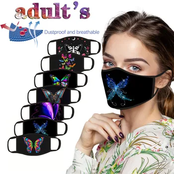 

Unisex Windproof Face Shield Breathable Reusable Mouth Mask Washable Face Shield Face Mask Cloth mondmaskers Mascarilla Tela