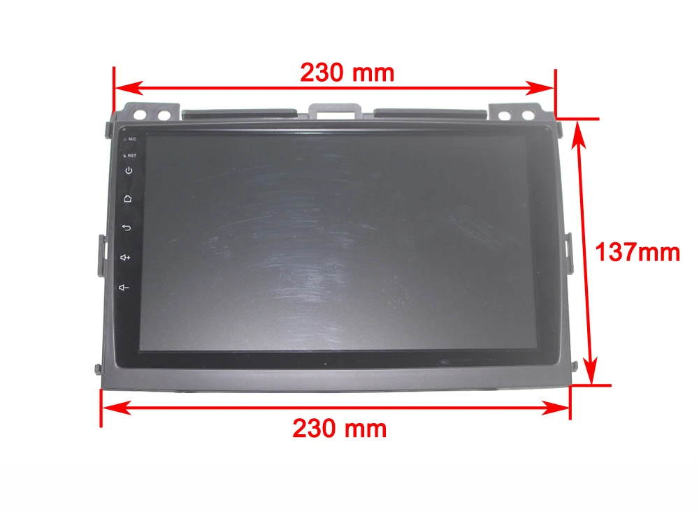 Android 9,1 2 din автомагнитола для Toyota Land Cruiser Prado 3 J120 2004-2009 Автомагнитола автомобильный аудио 2G+ 3 2G 4G, wifi