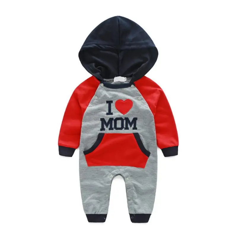 Горячая Распродажа, Осенние комбинезоны для новорожденных, Детские боди с длинными рукавами и капюшоном, детская одежда, От 1 до 4 лет