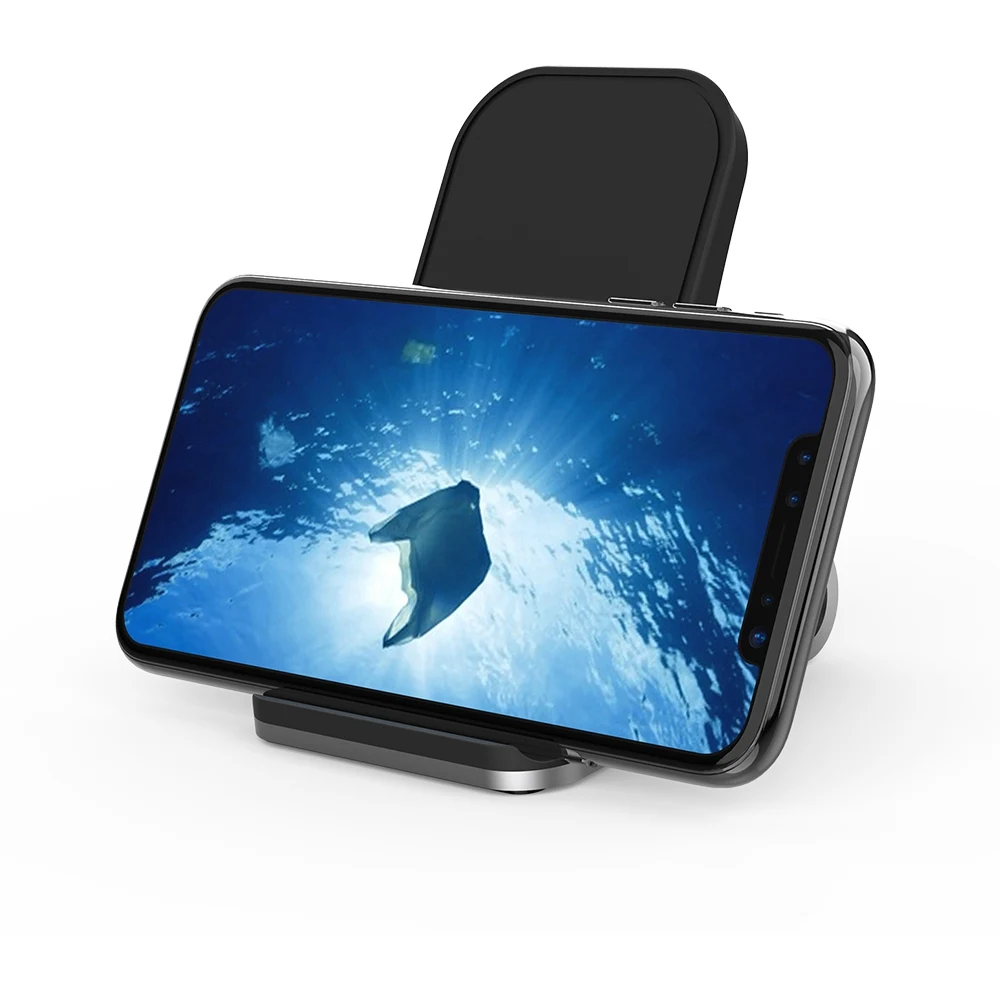 KISSCASE универсальное 10 Вт Qi Беспроводное зарядное устройство для iPhone 11 Pro XR Быстрая зарядка для samsung Note 10 Plus подставка для док-станции