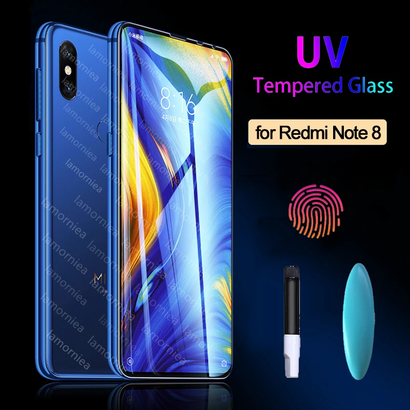 Boeyink УФ клей Sceen протектор для Xiaomi Redmi note 8 Pro 7 закаленное стекло Mi CC9 E k20 7A 8A A3 MiCC9 |